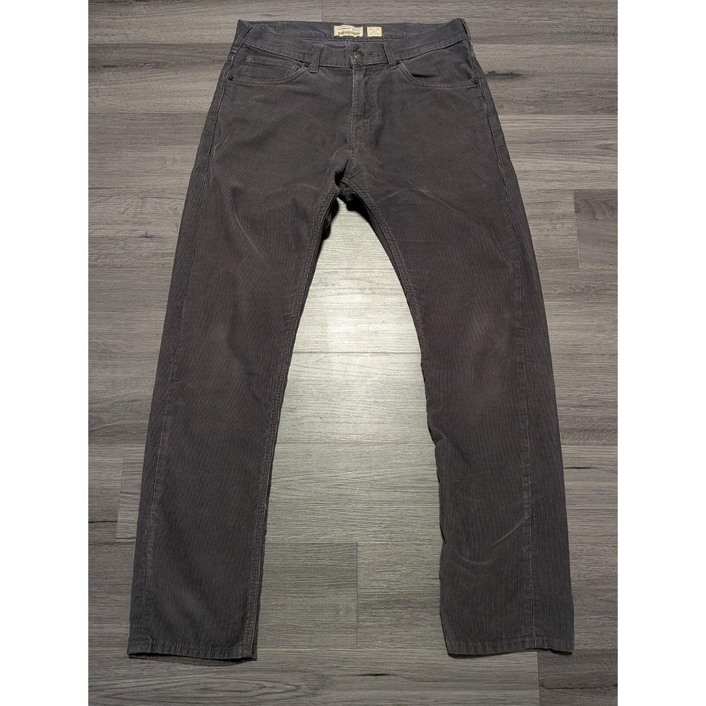 Patagonia Men's Gray Corduroy Organic Cotton Corduroy Pant Size 32x32